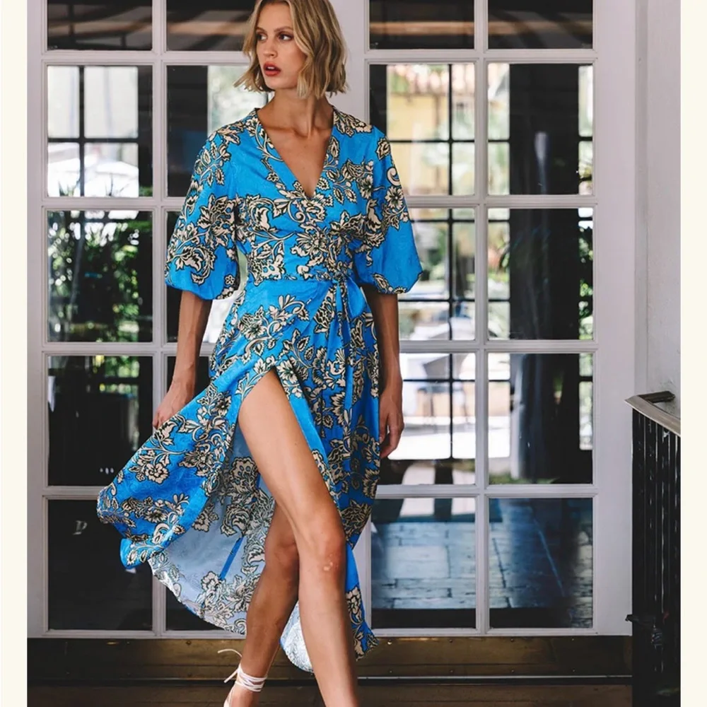 NWT Cara Cara Rosewood Wrap Dress - Picture 4 of 7